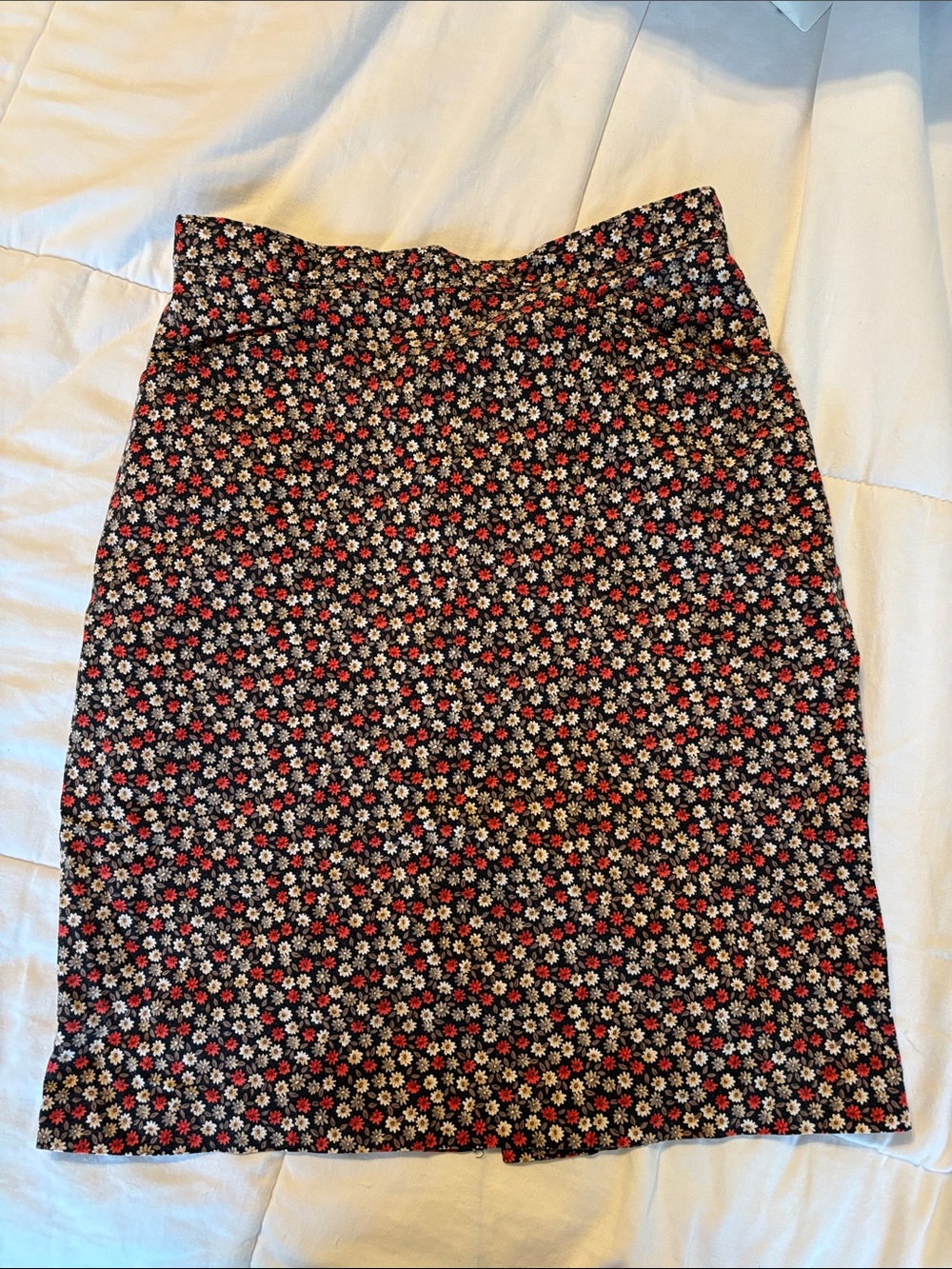 Floral Pencil Skirt floral vintage style